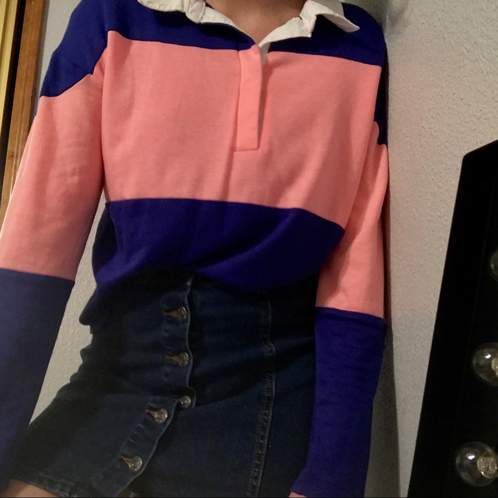 Long Sleeve “Rugby” Polo - Picture 3 of 5